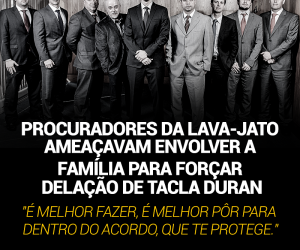 Tacla Durán diz que procuradores da Lava Jato ameaçaram sua família para forçar delação