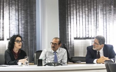 Marcia e Gabrielli se encontram com empresários do setor naval.