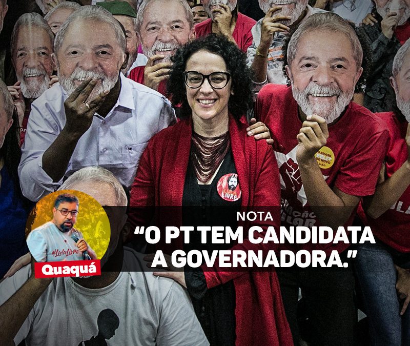 Nota: Marcia Tiburi Governadora