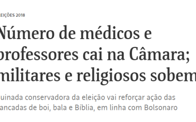 Renovação do Congresso amplia “bancada do boi e da Bíblia”