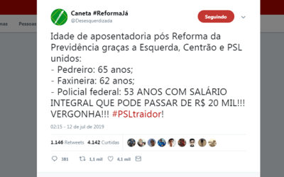 PSL Traidor: eleitores se revoltam com flexibilização para policiais na Reforma