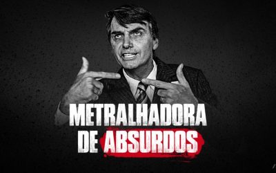 Bolsonaro não para de falar absurdos e cometer crimes