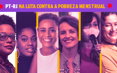 O PT-RJ está na luta contra a Pobreza Menstrual