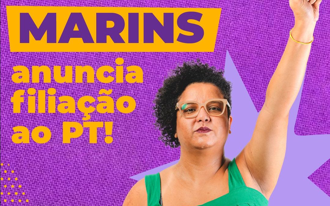 Camila Marins anuncia saída do PSOL e filiação no PT.