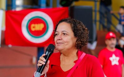 Entrevista com a secretária nacional de organização, Sonia Braga